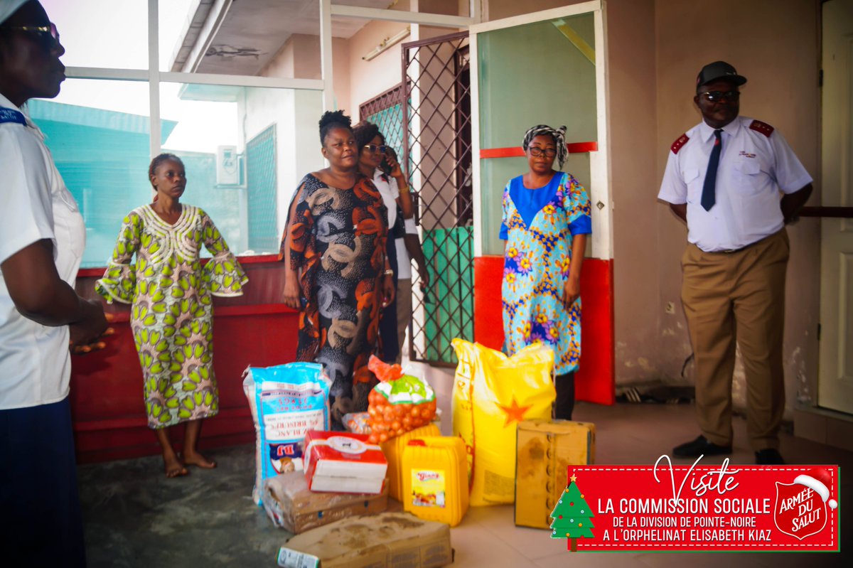 RTASCONGO's tweet image. 🎁 Noël à l'Orphelinat Élisabeth : l'Armée du Salut à Pointe-Noire a offert vivres, non-vivres et espoir aux enfants de Mpaka. Un geste d'amour sous l'instruction du Colonel Jean Laurore CLENAT pour illuminer les cœurs en cette période festive. ❤️
@GeneralSalvArmy