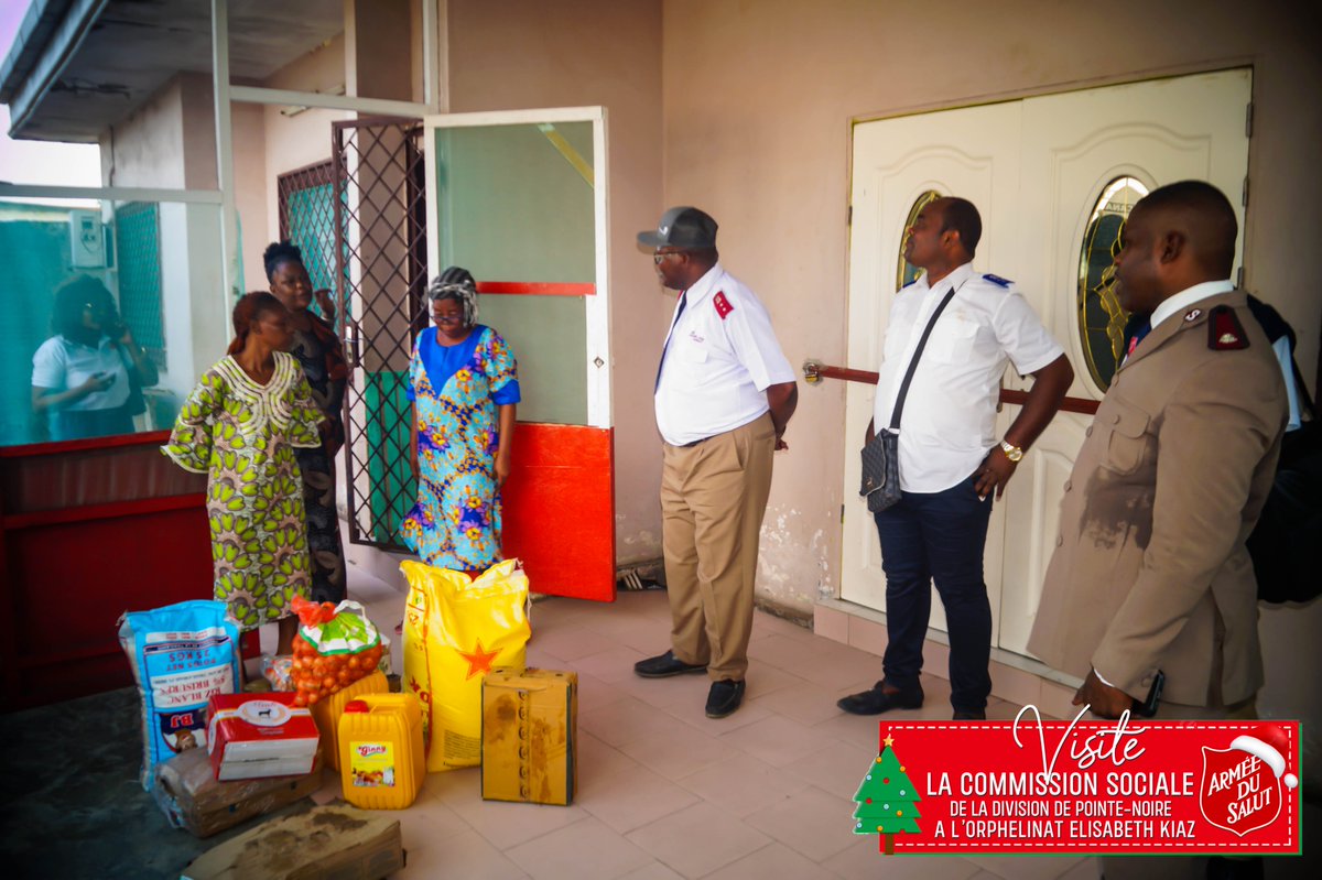 RTASCONGO's tweet image. 🎁 Noël à l'Orphelinat Élisabeth : l'Armée du Salut à Pointe-Noire a offert vivres, non-vivres et espoir aux enfants de Mpaka. Un geste d'amour sous l'instruction du Colonel Jean Laurore CLENAT pour illuminer les cœurs en cette période festive. ❤️
@GeneralSalvArmy