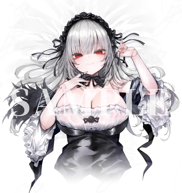 銀様のおっぱいマウスパッドのイラストサンプルです!!!!! 