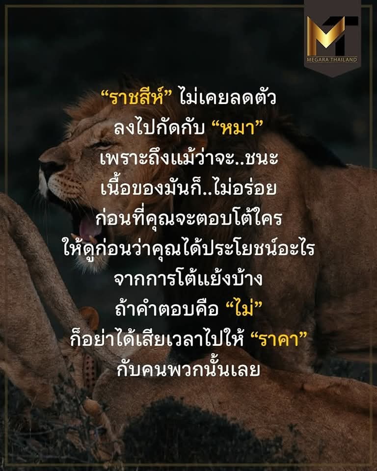 คิดก่อน..
อาจจะได้ไม่คุ้มเสีย