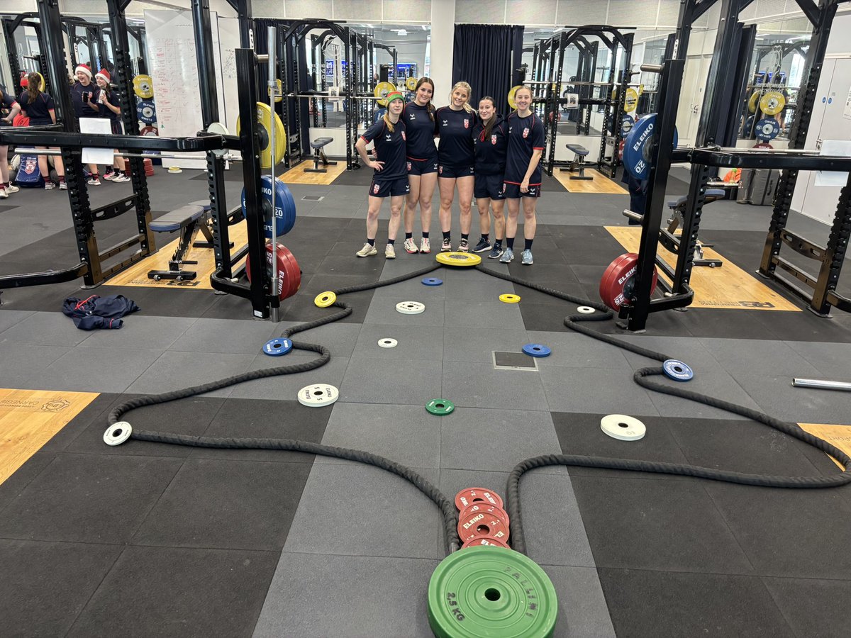 Conor Meese (@conormeese) on Twitter photo Happy Christmas from the <a href="/England_RL/">England Rugby League</a> @LouCollDiSE girls and the gym Christmas Tree winners Happy Christmas from the <a href="/England_RL/">England Rugby League</a> @LouCollDiSE girls and the gym Christmas Tree winners