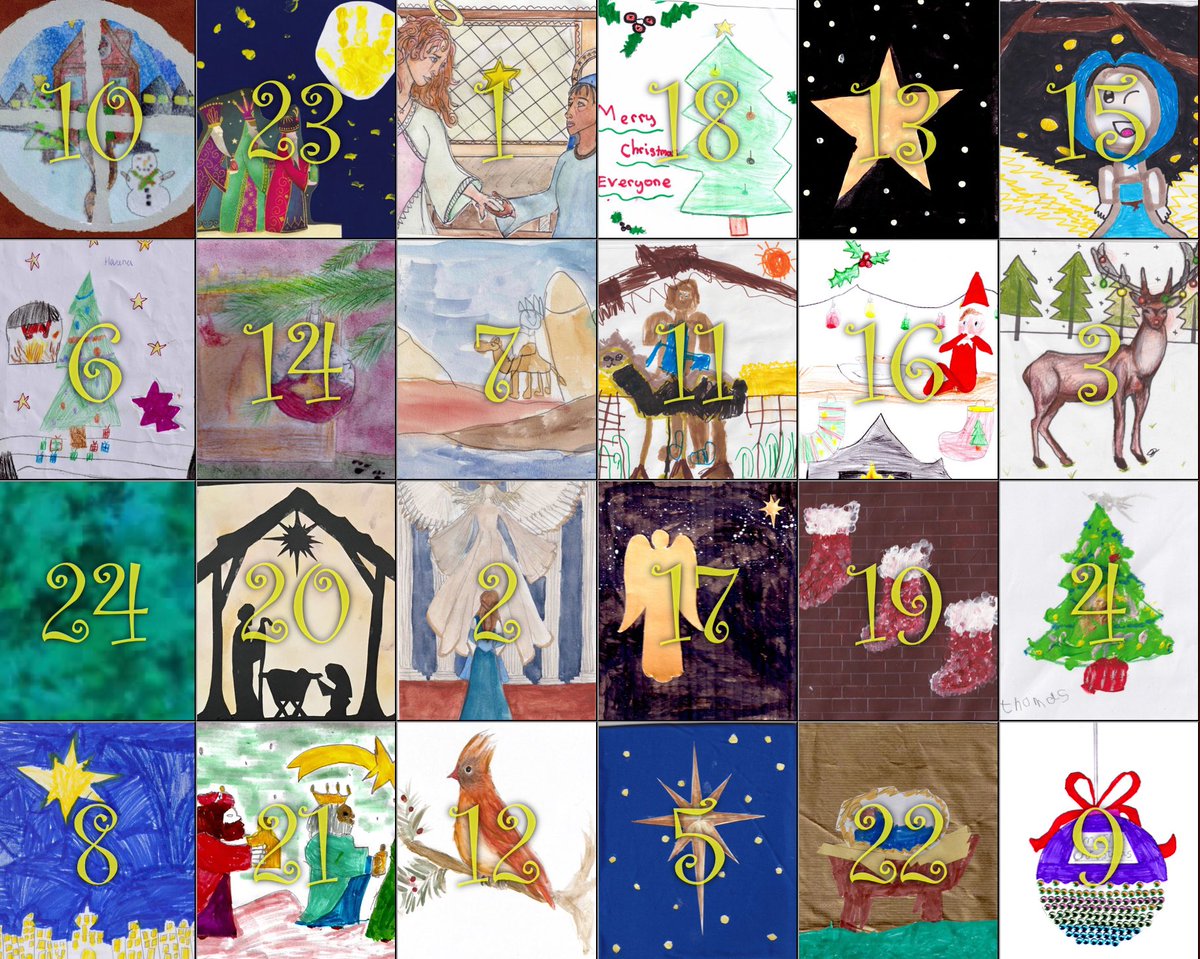 StMichaelsW4's tweet photo. Thanks to Young St Michaels for the 24 pictures in our #AdventCalendar &amp; #ChristmasCharityAppeal. You can see the pictures and donate in church today at 4pm at our #CribService. Shepherds, Kings &amp; Angels welcome! https://t.co/s3iUcFRQo3 #Chiswick @churchofengland @dioceseoflondon https://t.co/C9s5I912fZ