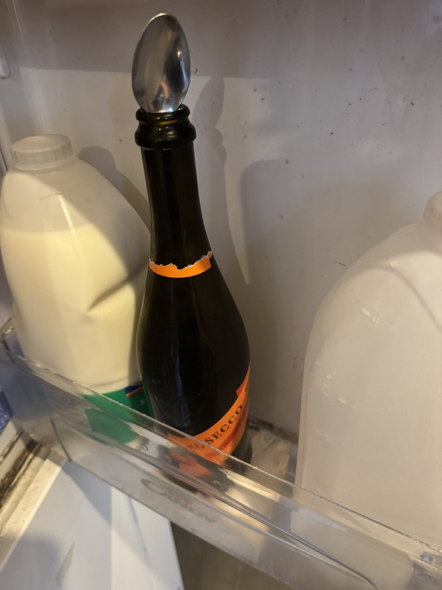 Does anyone else do this? My mum always told me it was to keep the bubbles in the bottle. But I think she might have been scamming me. 😂 45 years later we’re all doing it!