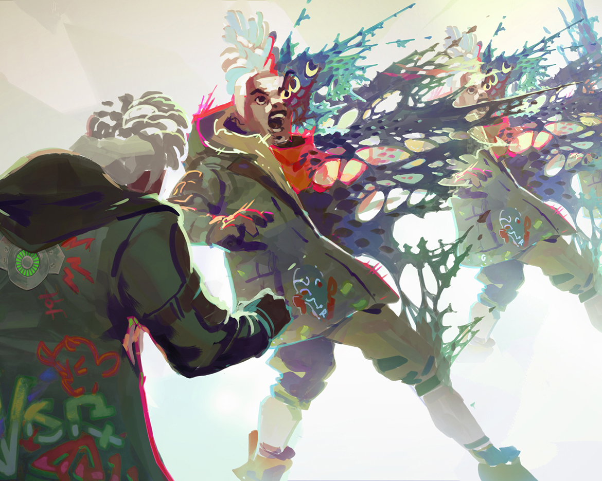 ForticheProd's tweet image. Do you remember the first time we saw the corruption pattern? Was it somewhere in Season One, perhaps?

llustration by Fortiche artist Julien Georgel.

#arcane #fortiche #fortichers