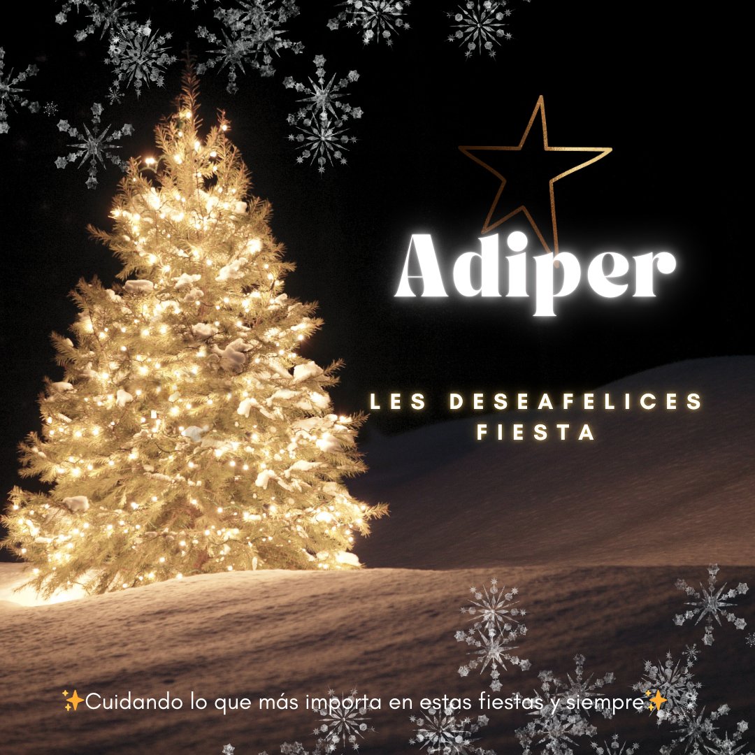 adipertecuida's tweet photo. ✨ Felices Fiestas de parte del equipo Adiper ✨
Gracias por tu confianza y cariño. Que estas fechas llenen tu hogar de amor y alegría. ¡Por un 2024 lleno de salud y momentos inolvidables! 💙
#FelizNavidad #Adiper https://t.co/hIChTBIBoi