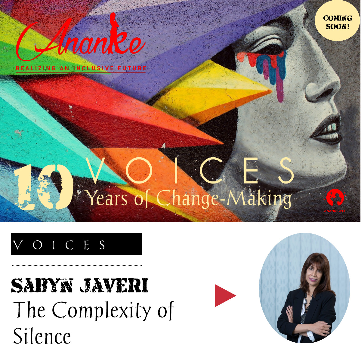 sabin muzaffar (@critoe) on Twitter photo Coming Soon! <a href="/anankemag/">Ananke | AnankeWLF</a>'s 10th year commemoration. Stay tuned for a cornucopia of thought-provoking pieces penned by distinguished publishers, authors. journalists and more!
<a href="/ZubaanBooks/">Zubaan Books</a> <a href="/seagullbooks/">Seagull Books سیگل</a> <a href="/anniezaidi/">AnnieZaidi</a> <a href="/SabynJaveri/">Sabyn Javeri</a>
<a href="/aminayaqin/">Amina Yaqin آمنہ یقین</a> <a href="/NaimaRashid_/">Naima Rashid</a> <a href="/nilanjanab/">Nilanjana Bhowmick</a> <a href="/AektaKapoor/">Aekta Kapoor</a> Coming Soon! <a href="/anankemag/">Ananke | AnankeWLF</a>'s 10th year commemoration. Stay tuned for a cornucopia of thought-provoking pieces penned by distinguished publishers, authors. journalists and more!
<a href="/ZubaanBooks/">Zubaan Books</a> <a href="/seagullbooks/">Seagull Books سیگل</a> <a href="/anniezaidi/">AnnieZaidi</a> <a href="/SabynJaveri/">Sabyn Javeri</a>
<a href="/aminayaqin/">Amina Yaqin آمنہ یقین</a> <a href="/NaimaRashid_/">Naima Rashid</a> <a href="/nilanjanab/">Nilanjana Bhowmick</a> <a href="/AektaKapoor/">Aekta Kapoor</a>