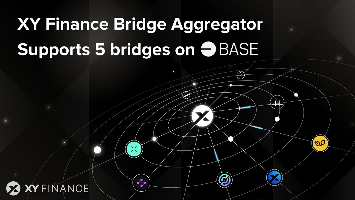 xyfinance's tweet photo. XY Finance DEX Bridge Aggregator now supports 5 Bridges to @base 🚀

✅ #XYFinance #yBridge
✅ #AcrossProtocol
✅ #SynapseProtocol
✅ #OwltoFinance
✅ #Circle #CCTP

Bridge &amp; swap ANY TOKEN to ANY TOKEN with the best routes to #Base in one click
👉 https://t.co/5aKinFrh1r https://t.co/zKMLBxM1WY