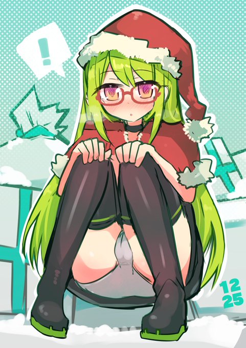 過去絵だけどクリスマスうちのこあります 