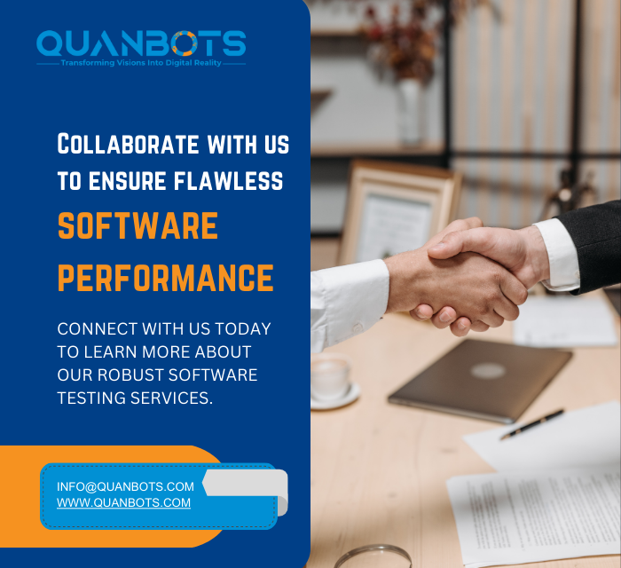 quanbots's tweet photo. Collaborate with us to ensure flawless software performance!
#SoftwareTesting #QualityAssurance #AutomationTesting #TestAutomation #QAServices #MobileAppTesting #MobileTesting #AgileTesting #QAOutSourcing #SoftwareQuality #UserExperience #SoftwareQuality #Innovation #quanbots https://t.co/a6IRH3FYao