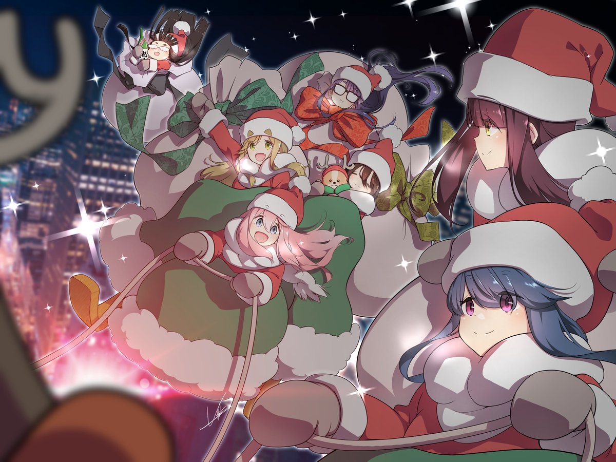 ゆるキャン「Merry Christmas過去絵とちょっと過去絵とちと過去絵#ゆるキャン 」|yasのイラスト