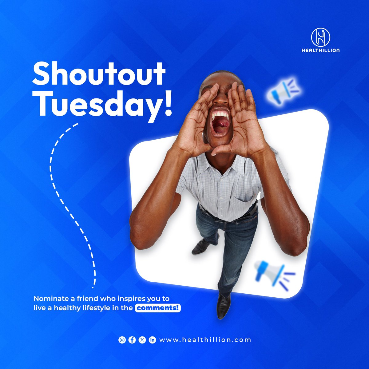 healthillion's tweet photo. 💙 It’s #ShoutoutTuesday!
Give a big shoutout to a friend who inspires you to live a healthy lifestyle. Tag them and let them know they’re your wellness hero! 🌟🙌
#HealthyLiving #WellnessJourney #HealthInspiration https://t.co/DfvrzMCzys
