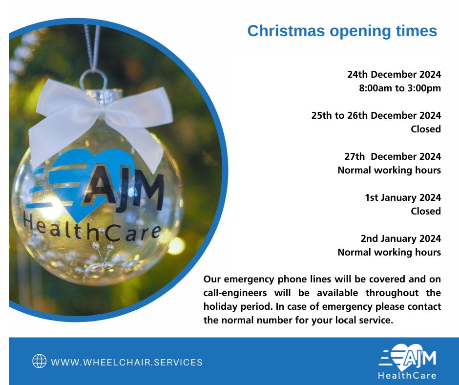 During the Christmas and New Year period our service centres will be closed for the bank holidays but will continue to operate an emergency repair service. 

We wish you all a Merry Christmas and a Happy New Year