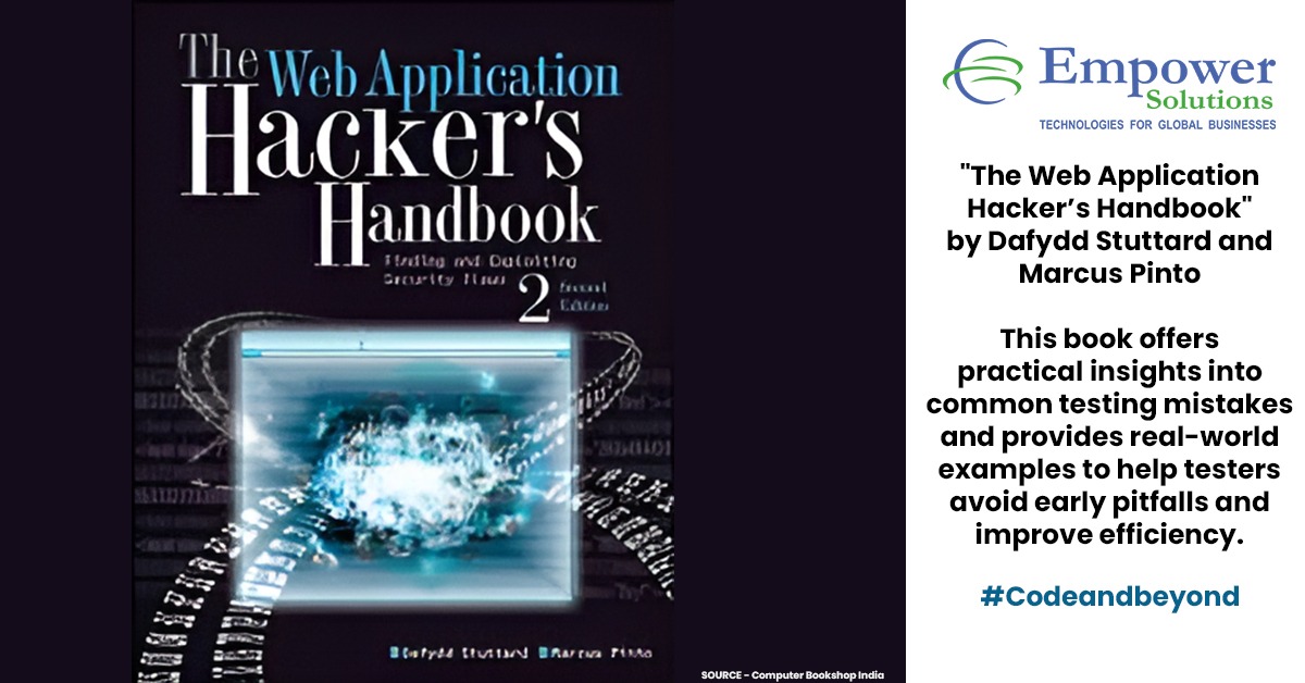 empowersol96's tweet photo. Master the art of secure web development with The Web Application Hacker’s Handbook! A must-have guide for tackling vulnerabilities and coding smarter.

#CyberSecure #EmpowerSolutions #CodeSmarter #StayAhead #WebSecurity #CodeAndBeyond #CyberSmart https://t.co/bPhXuISXwY