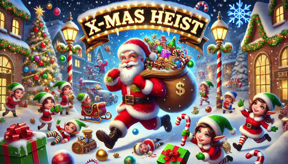duggal_rd's tweet image. 🎄 **Tayyar ho jao Winter season ke sabse mast event ke liye: X-MAS HEIST! 🎅** 🎁  
Apni holiday wali vibes ready rakho, kyunki sabse zyada dhamakedar event aa gaya hai! **X-MAS HEIST**
#XmasHeist #ChristmasBash #HolidayEvent #ExclusiveRewards #SantaGoesRogue #TheGamingHub