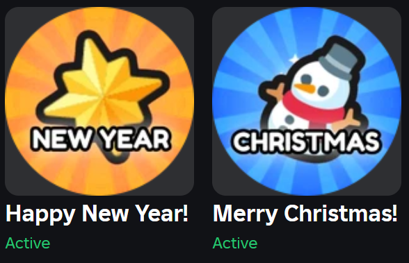 CreatBloxStudio's tweet photo. Christmas Sale is Tommorw!🔖🎄
🤩Also we added NEW limited badges!💎
Christmas Badge❄ - 25th of December🎄
New Year Badge🎆 - 1st of January🎇
#ROBLOX #Christmas #NewYear #NewYear2025 https://t.co/xZgoHNGvF7