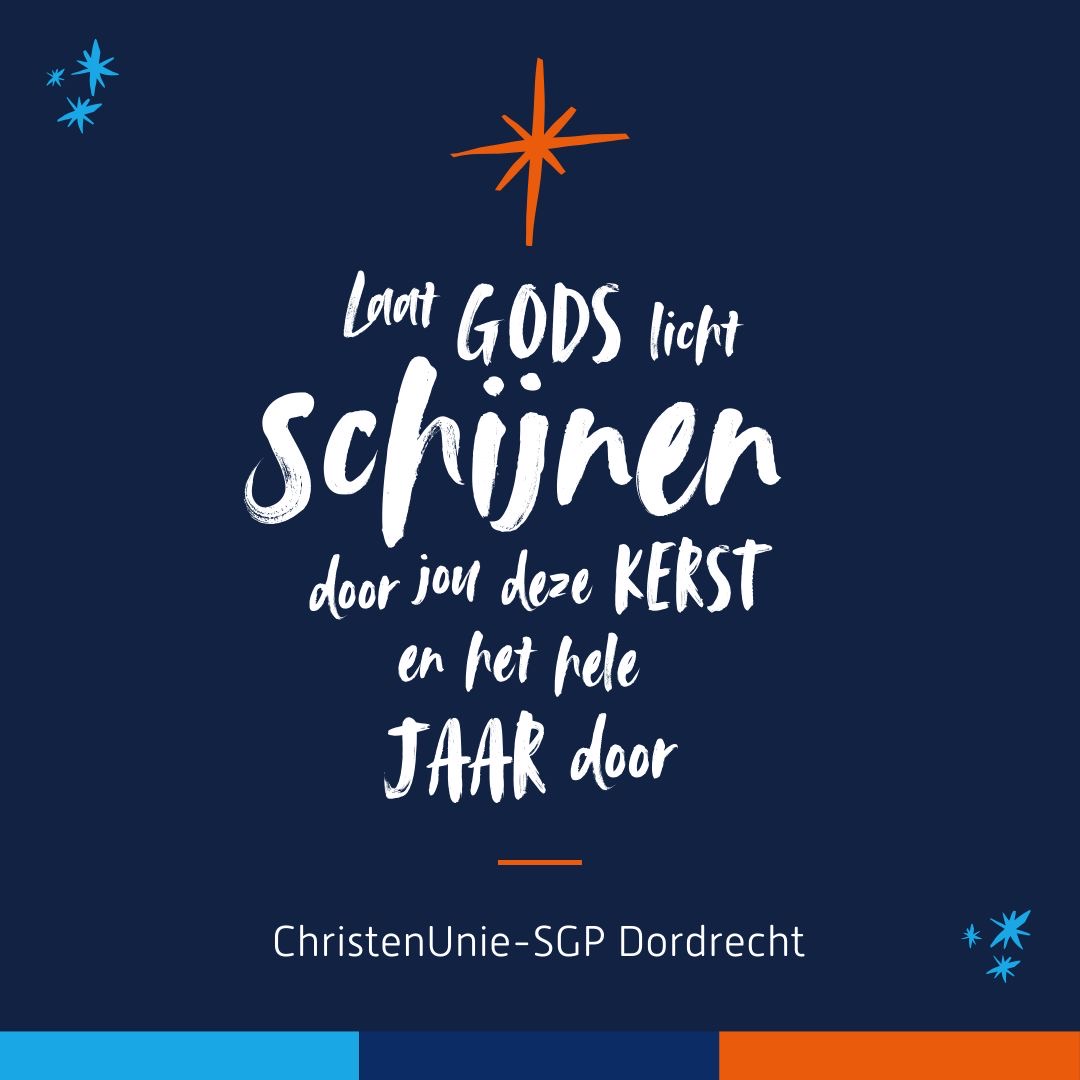 ChristenUnie-SGP Dordrecht tweet media