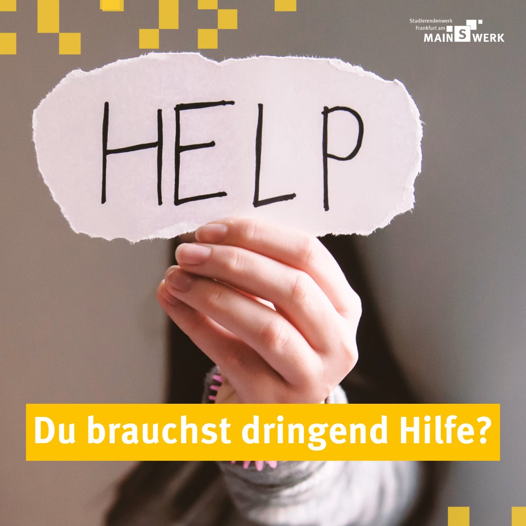 studiwerk_ffm (@studiwerk_ffm) on Twitter photo Nicht für alle sind Feiertage ein Grund zum Feiern oder Erholen. Wenn es Dir nicht so gut geht und Du Hilfe benötigst oder jemanden zum Reden brauchst, findest Du auf unserer Website Notfall-Kontakte. Mit jemandem zu reden kann schon helfen! swffm.de Nicht für alle sind Feiertage ein Grund zum Feiern oder Erholen. Wenn es Dir nicht so gut geht und Du Hilfe benötigst oder jemanden zum Reden brauchst, findest Du auf unserer Website Notfall-Kontakte. Mit jemandem zu reden kann schon helfen! swffm.de