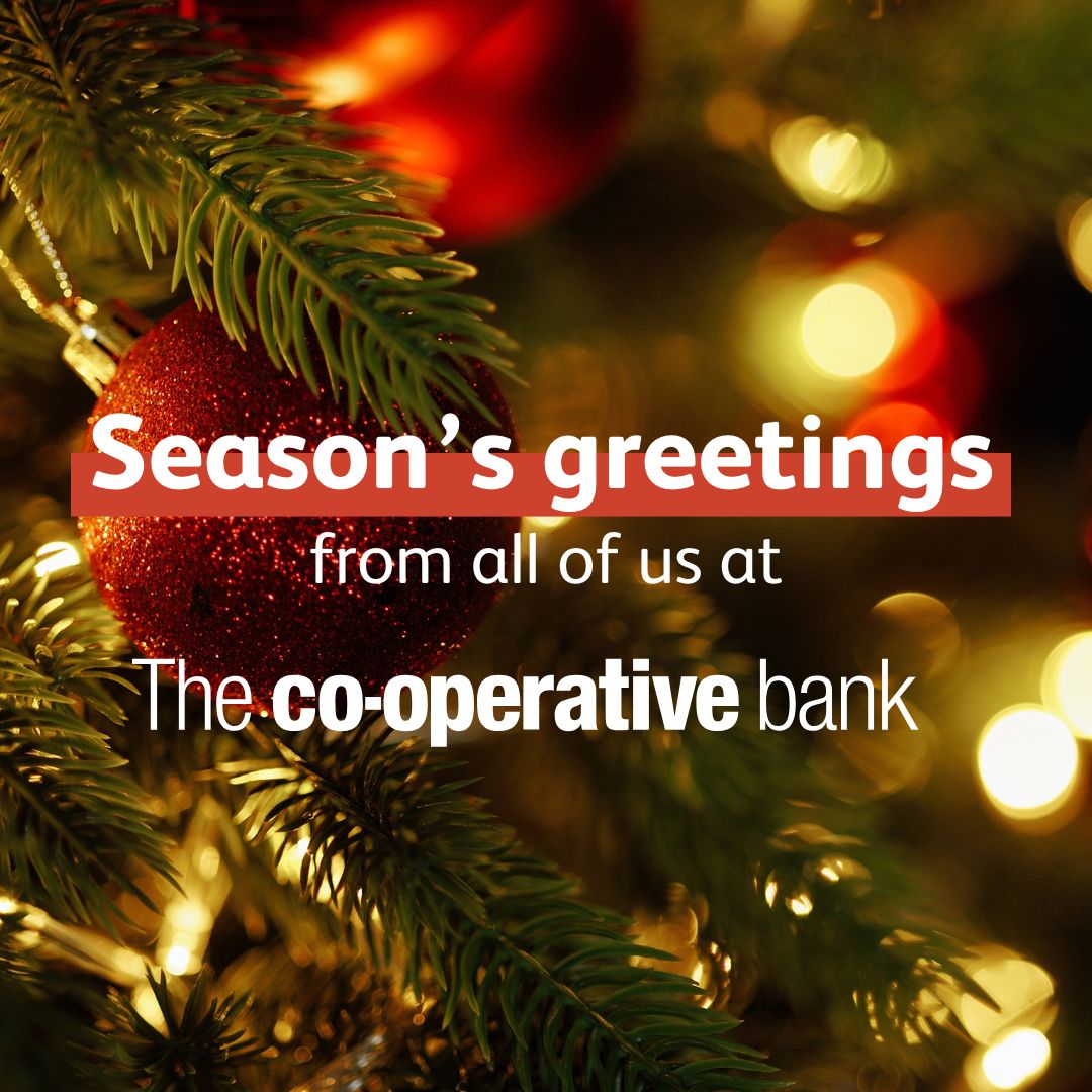 🎄 Opening times for Social Media support over the festive break:

❄️ Tues 24 Dec - 8am to 6pm
❄️ Weds 25 Dec - closed
❄️ Thurs 26 Dec - 9am to 5pm
❄️ 27 to 31 Dec - 8am to 6pm
❄️ Weds 1 Jan - 9am to 5pm

You can find other ways to contact us here: co-operativebank.co.uk/help-and-suppo…