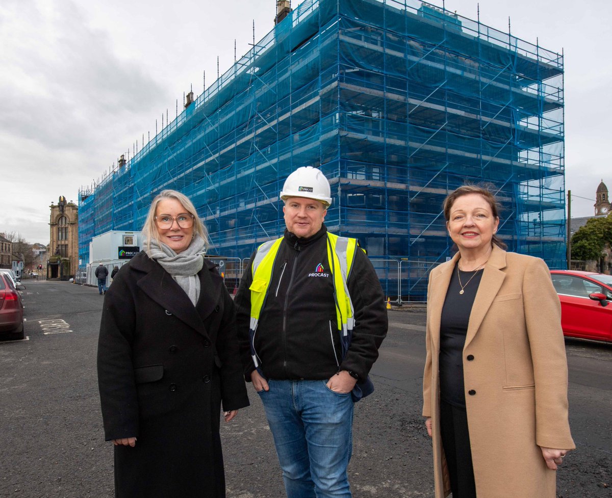 Historic tenement properties in Paisley are being transformed through an ambitious £6.4million refurbishment project that will boost housing options in the town centre.

renfrewshire.gov.uk/article/14361/…