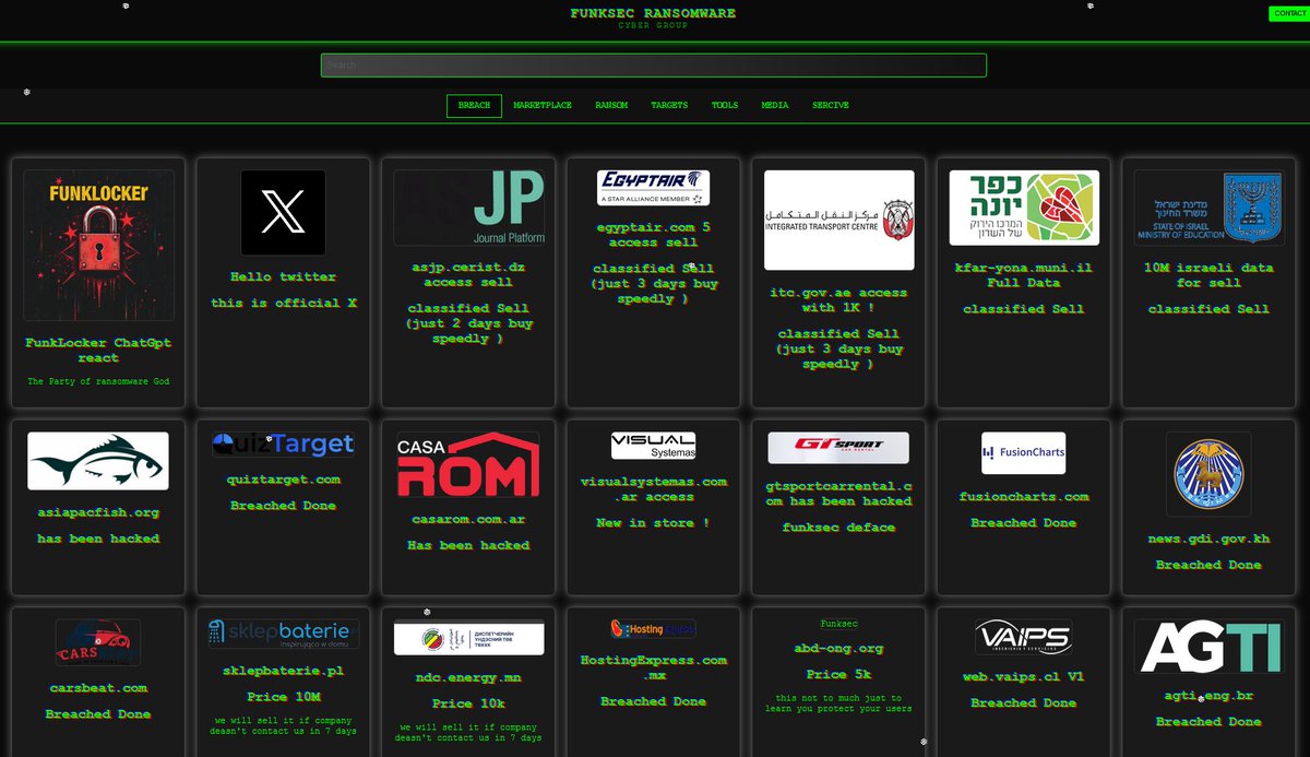 marktsec46065's tweet image. #funksec #funklocker #ransomware #DarkWeb