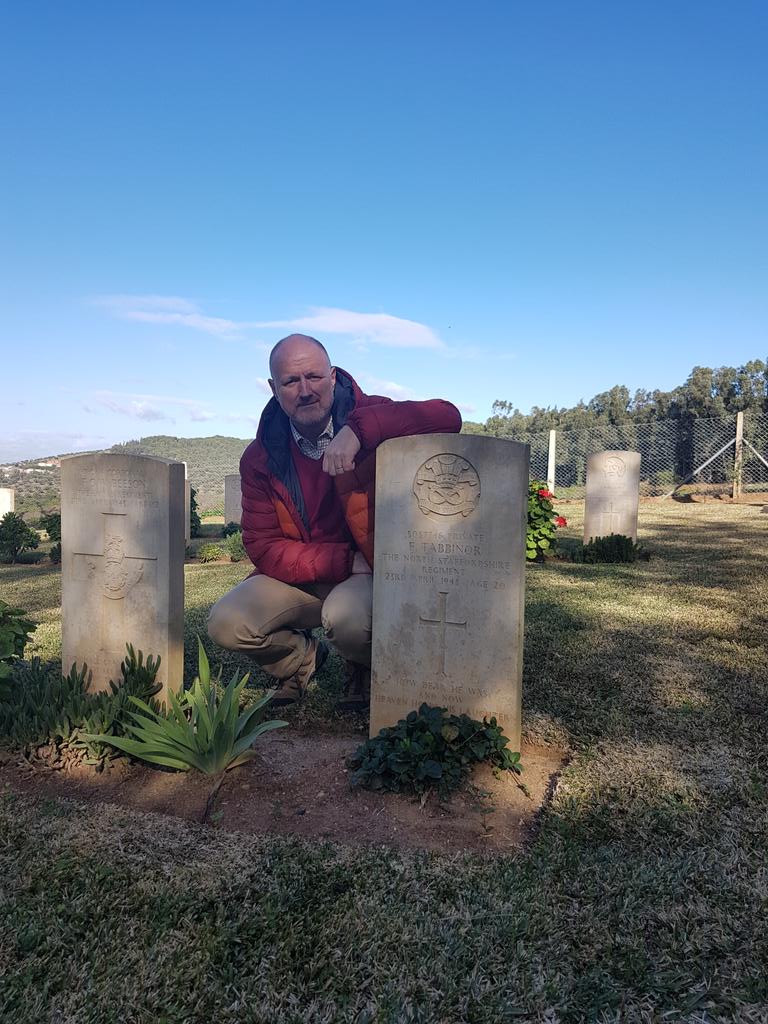 DRobertsonRN's tweet photo. Five years ago today.
#Thibar #تونس #Tunisia 
Heaven hold his laughter

Quite some epitaph 
Thank you
@CWGC https://t.co/nPqFlPXoli