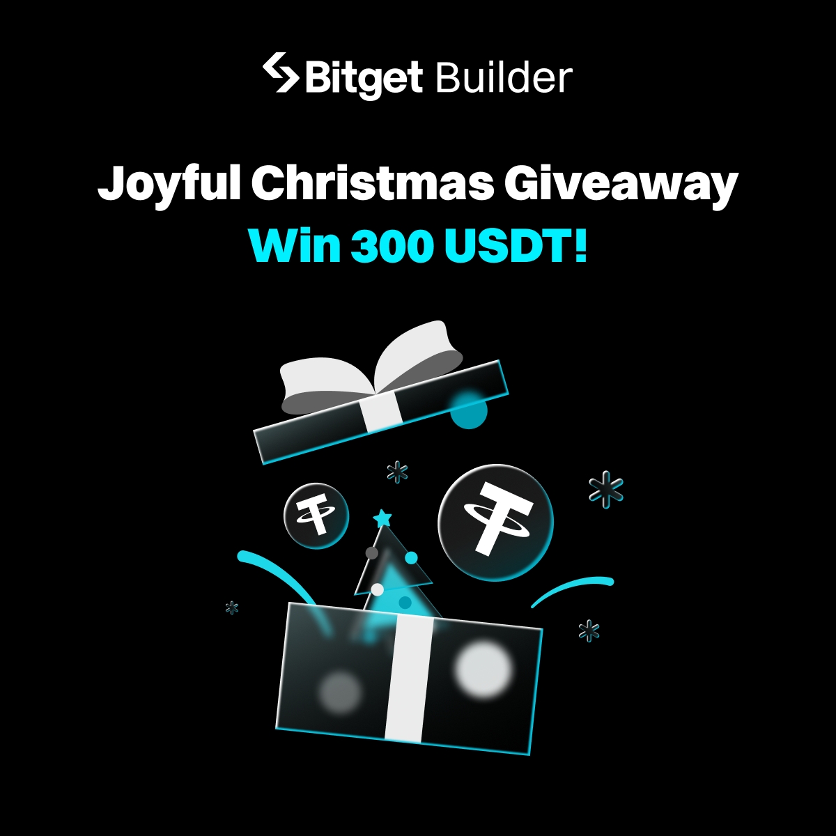 Join us in celebrating the festive Christmas season!

🎁30 lucky winners to share 300 USDT

1⃣ Follow <a href="/bitgetglobal/">Bitget</a> <a href="/BitgetBuilders/">BitgetBuilders</a>
2⃣ RT with #BitgetBuilders5000 &amp; tag 3
3⃣ Fill in the form: gleam.io/J0Jvu/bitget-b…
