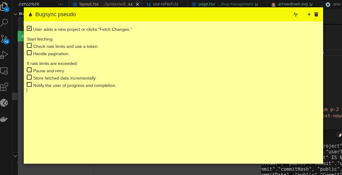 lawalstacks's tweet image. Thought process behind managing bugsync for efficiency!
✅ Add projects or fetch updates seamlessly. (Completed🥳)
🚦 Handle rate limits with care.
📜 Manage pagination like a pro.
🔄 Retry when needed &amp;amp; notify users of progress!
one step at a time.
#BugSync #SaaS #DevTools