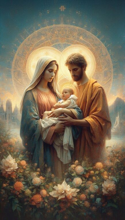 CatholicQuote12's tweet photo. Beautiful Family of Heaven https://t.co/WLMsFeqIRk