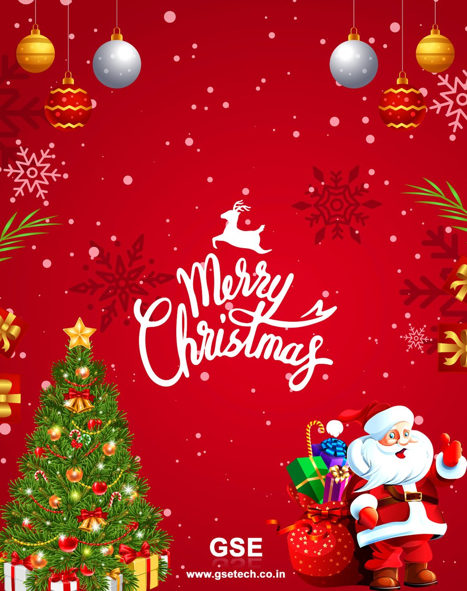 TechnologyGse's tweet image. May your Christmas be filled with love, joy, and festive cheer—Merry Christmas!

GSE Tech | India
gsetech.co.in