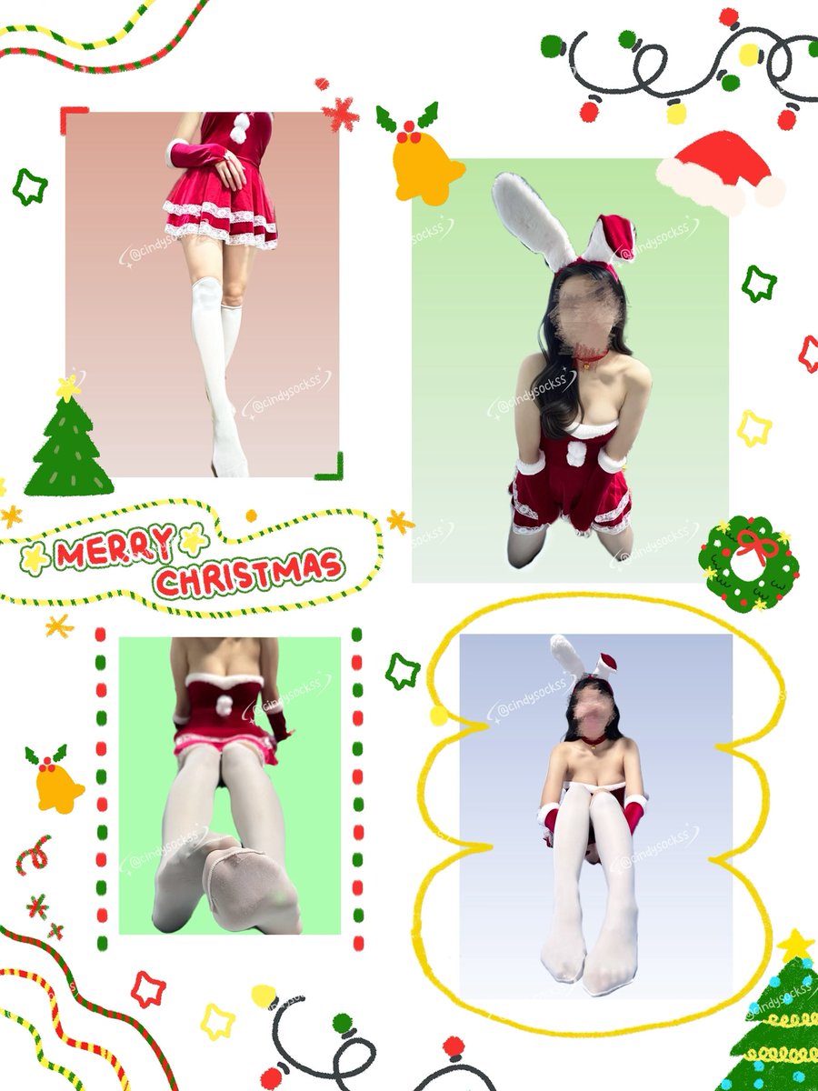 cindysockss's tweet photo. 又到了cindy老師最喜歡的聖誕節～當然要來辦一下活動吧❤️因為每個人喜歡的商品不一樣 所以～老師決定直接抽購物金💰
壹獎：購物金500元
貳獎：購物金300元
參獎：購物金100元

參加資格：
1.追蹤cindy 老師帳號
2.按讚此篇抽獎文章
3.分享抽獎文章

⏰活動時間2024/12/24-2024-12/31

#絲襪 #原味 https://t.co/SIqIVH360C