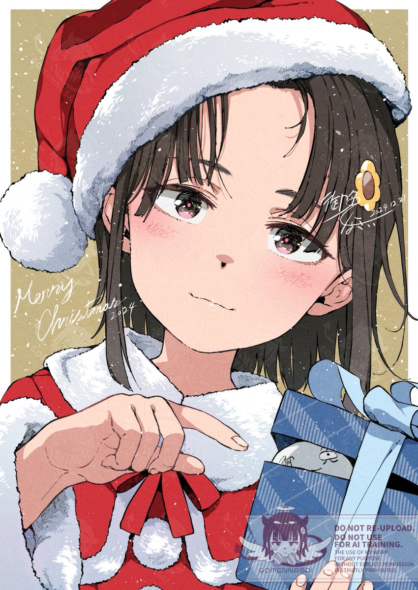 メリクリましておめでとうございます✨

今夜はざんぎゃくさんがやって来るかもしれないので、
戸締まりをしっかりとしておいてね🎅 https://t.co/RxQSPnkMOH