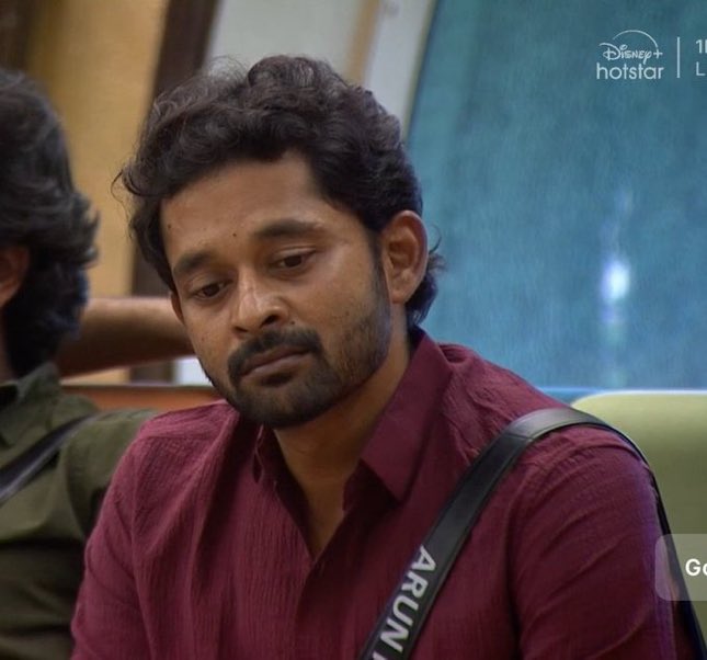 Dheena__Jagan's tweet photo. Feel sad for #Arun seriously 🚶

#biggbosstamil8 #BiggBoss8Tamil https://t.co/QDiHt3qT77