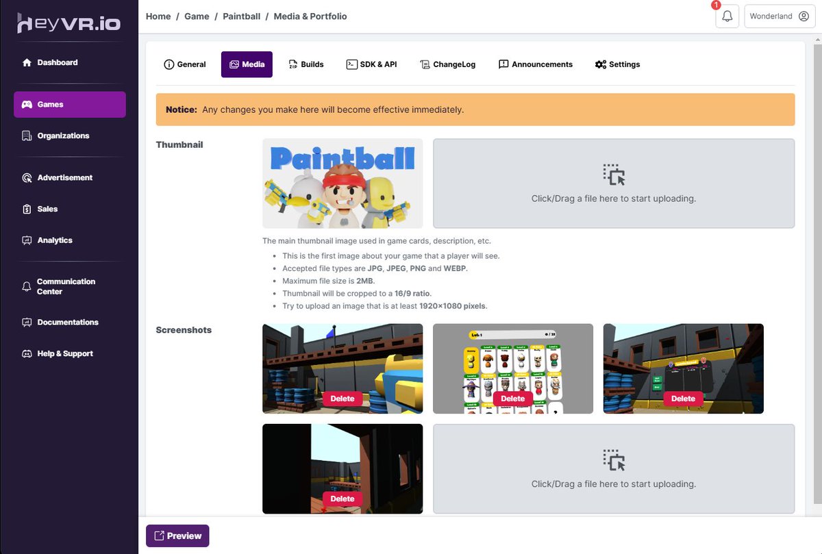 <a href="/heyVR_io/">heyVR.io</a>'s new developer portal is outstanding 👏👏👏 

The new organization management is such an important feature and the entire UX and UI have improved so much!