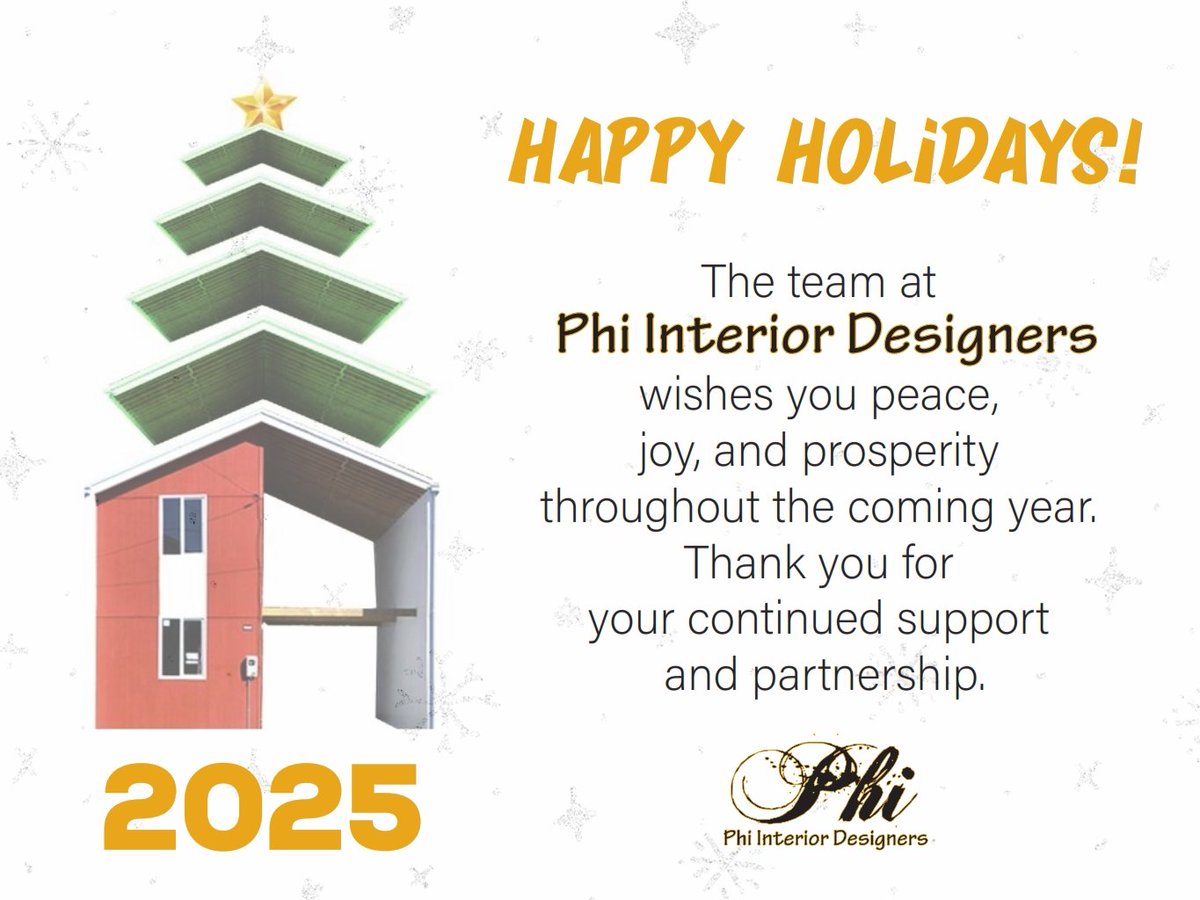 PhiInteriors's tweet photo. Happy holidays!
The team at Phi Interior Designers wishes you peace, joy, and prosperity throughout the coming year. 
Thank you for your continued support and partnership.
https://t.co/LlDgkNm0ap 
0710403993
#InteriorDesign #ArchitecturalDesign #LandscapeDesign #CorporateBranding https://t.co/30v4LmuSQ8