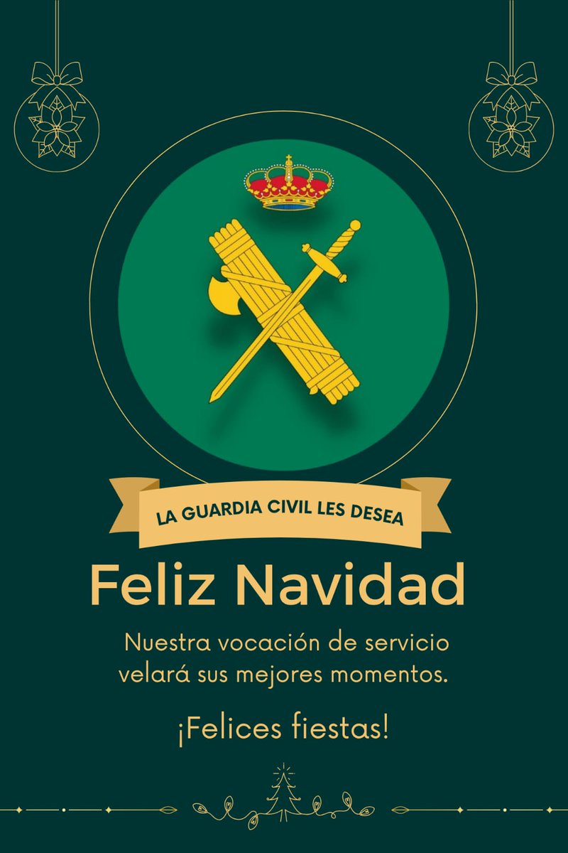 guardiacivil's tweet photo. #FelizNavidad 
#FelizNavidad2024 https://t.co/tUYe7NRhef