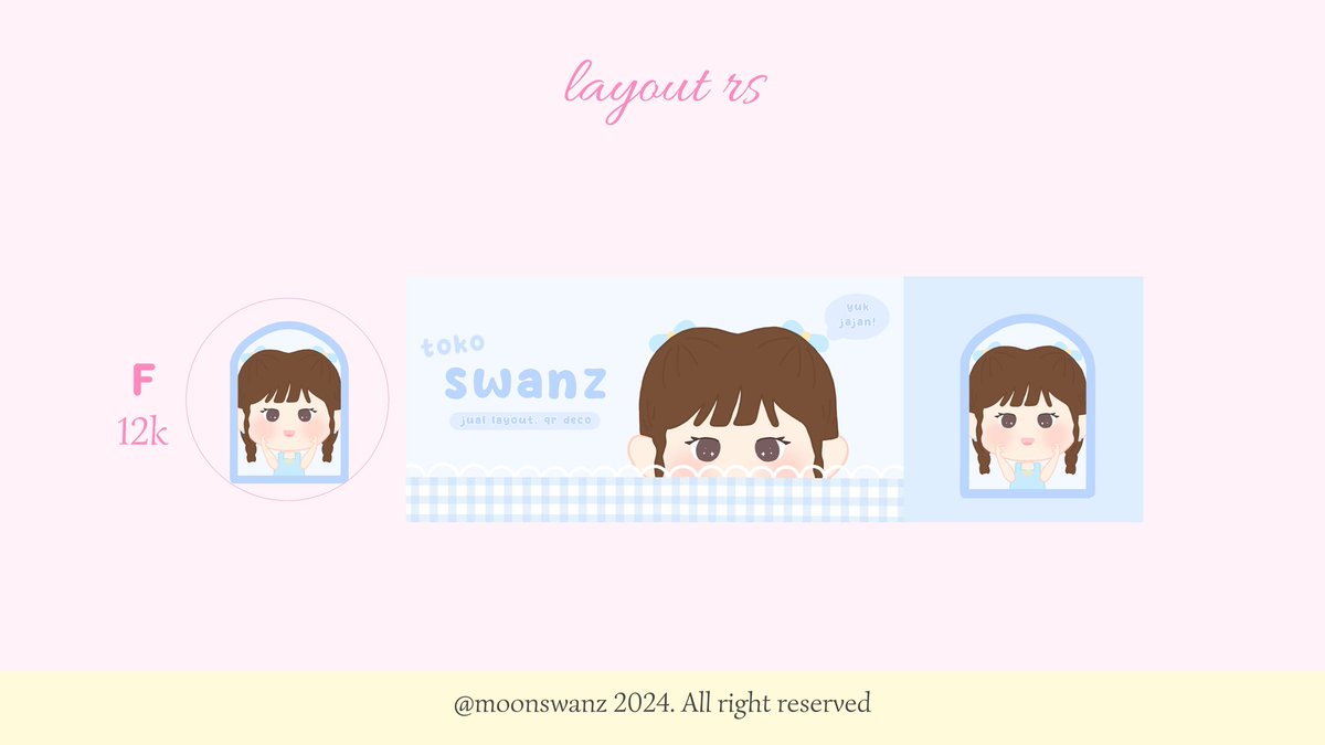 HELP RT THANK U🎀

[LAYOUT CHIBI SALE]
hii aku ada layout chibi sale yang gemes, yuu habisin, free retext dan bisa recolor yaa
#zonauang