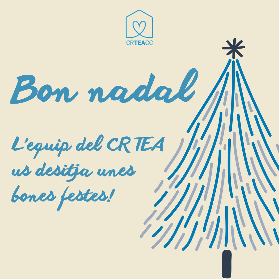 🎄✨ Bon Nadal i bones festes de part de tot l’equip del CR TEA CC! 

Us desitgem uns dies plens d’alegria, amor i moments compartits amb els que més estimeu🌟 

#bonnadal #bonesfestes #crteacc #trenquembarreres #autisme #tea