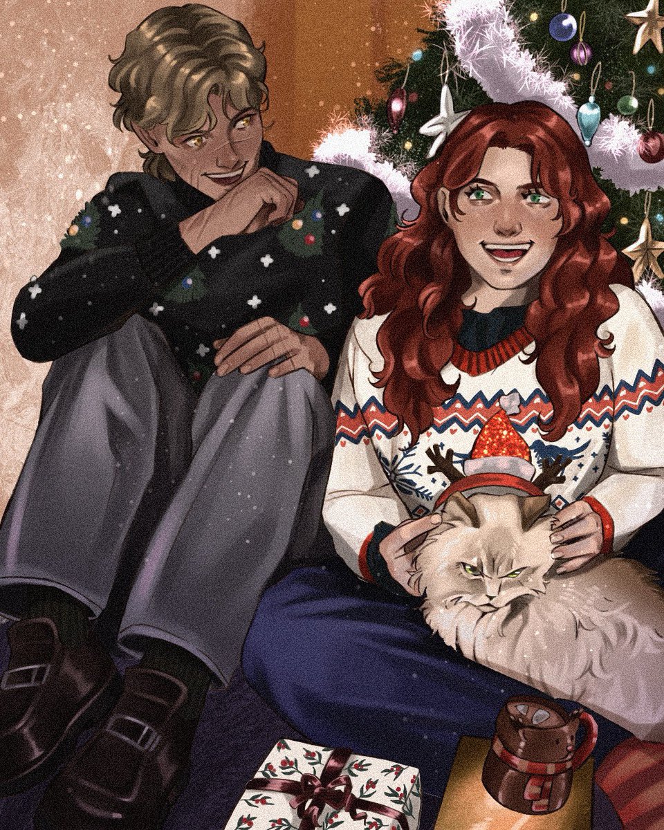 Chatting and sharing X’mas stories ✨✨ #remuslupin #lilyevans