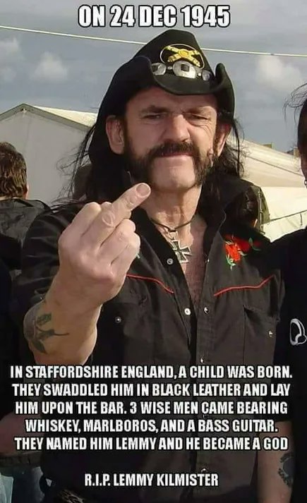 KeepOnMoshing's tweet image. Born to lose, Live to win.

#Lemmy🤘
