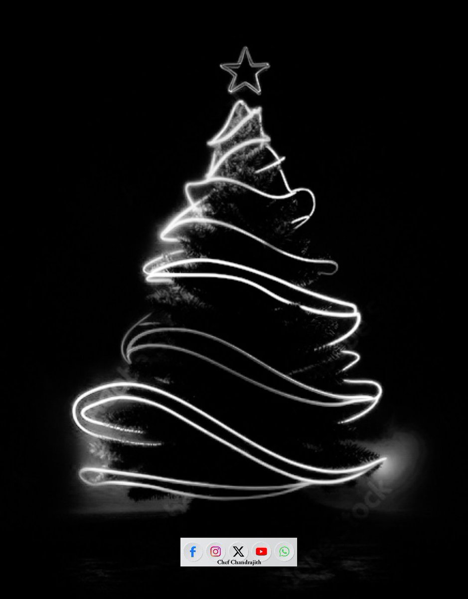 ChefChandrajith's tweet image. I like to see the stockings
I like to see the gifts
I like to see the bells
I like to see the tree
And I like to see Santa
Looking at me!

Merry X&apos;MAS!
@ChefChandrajith