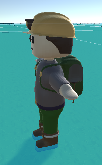 MaxHakster's tweet photo. #GofY #3d #GameDev #3dmodeling #3DModel #IndieGame #unity3d New model player. https://t.co/IxXJeMH0d8