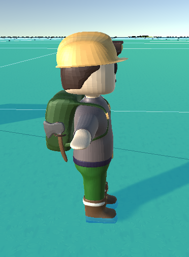 MaxHakster's tweet photo. #GofY #3d #GameDev #3dmodeling #3DModel #IndieGame #unity3d New model player. https://t.co/IxXJeMH0d8