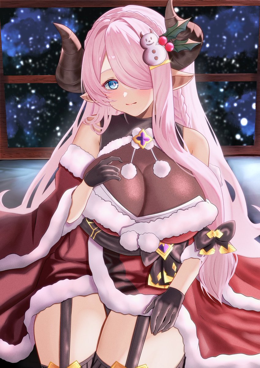꙳⋆🎅 ࣪⊹ 𝙼𝚎𝚛𝚛𝚢 𝚇𝚖𝚊𝚜 ·🌲˖ ࣪⊹

グラブル：ナルメア(クリスマスver)

#グラブルファンアート
#グラブル