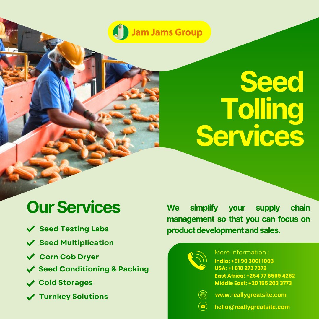 We can help your seed business reach new heights through our full-service Contract production-to-distribution Seed Tolling Services.  #seedindustry #agriculture #farming #seeds #farmers #seedmultiplication #seedconditioning #agritech #agriculture