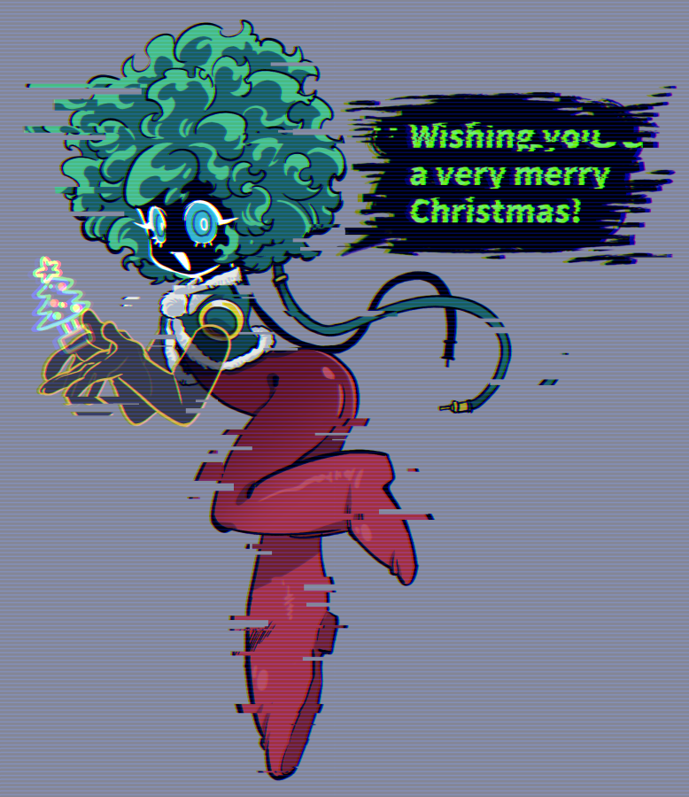 何も描けてないので過去に描いたクリスマス(冬)っぽい絵をおいておきます…!!!! 
