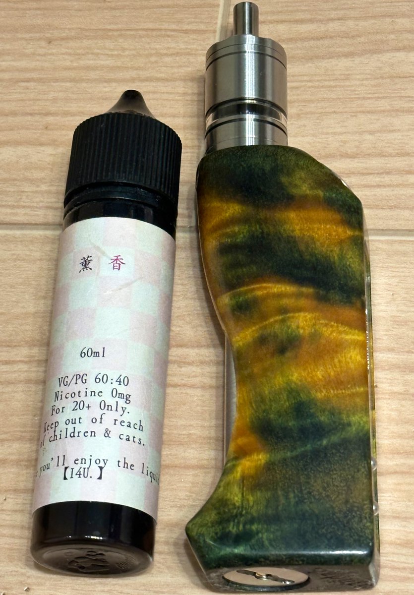 knife_semi's tweet photo. 久しぶりに新しいアトマ、手に入れました

めちゃくちゃ簡単ビルドで
手軽に美味しいアトマっ！！🙌

#muted RTAはイイゾ

@clutch_vapor さん、ありがとうございました🙏 https://t.co/MUmpfpo4WK
