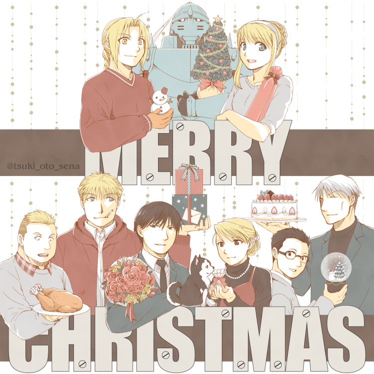 tsuki_oto_sena's tweet image. メリークリスマス！🎄
下の大人たちのギュウギュウ感。
#xmas2024