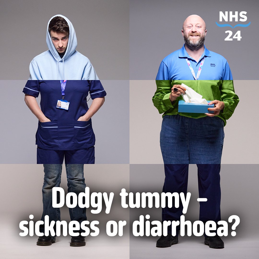 Struggling with sickness or diarrhoea? Get the advice you need quickly and easily with NHS 24’s digital services. From symptom checkers to pharmacy finders, you’ll get all the right answers from the experts at NHS 24. Visit nhsinform.scot/winter to find out more.