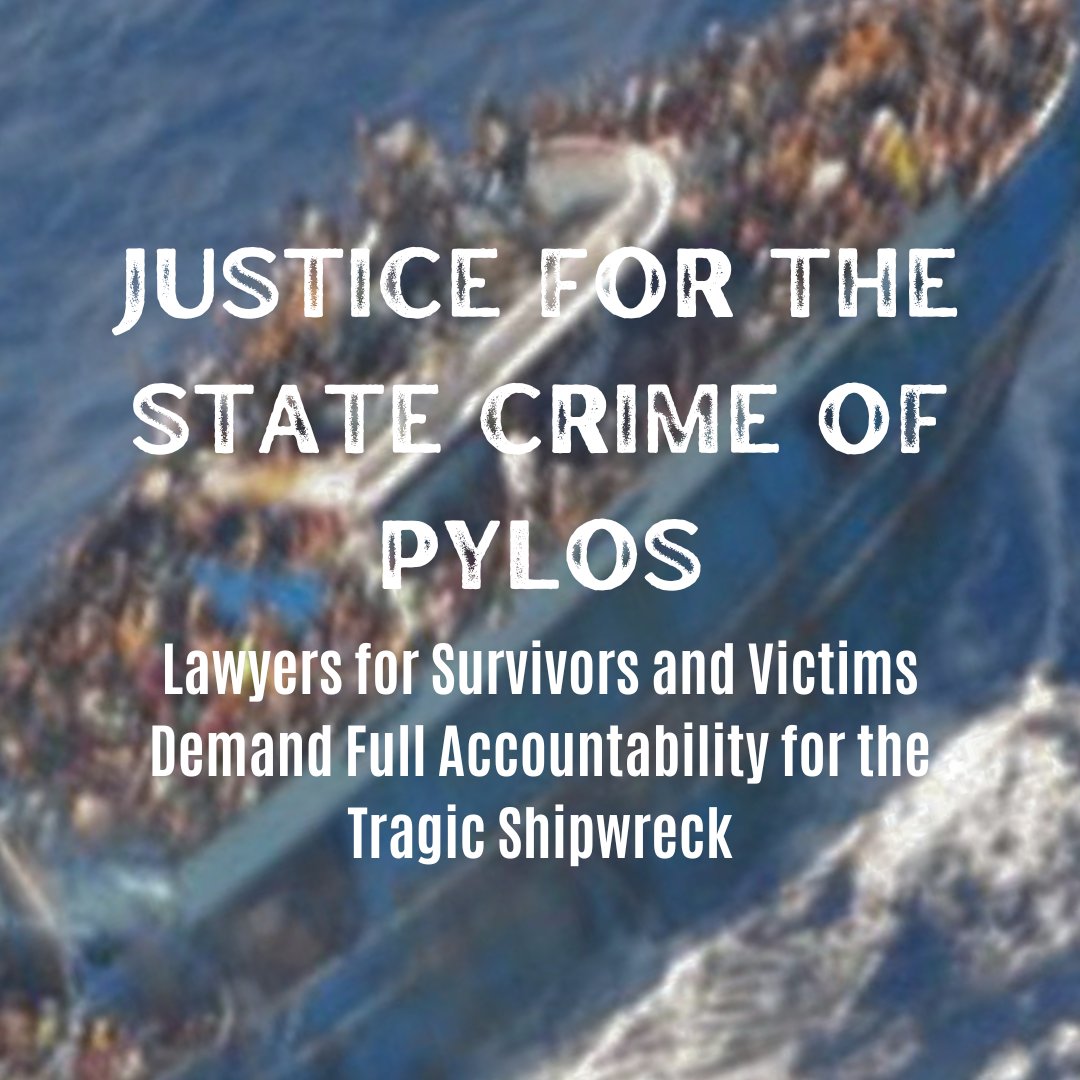 🚨 Justice for #Pylos🚨
<a href="/lesboslegal/">Legal Centre Lesvos</a> &amp; lawyers representing survivors &amp; victims demand accountability for the tragic deaths of 600+ people. Despite evidence implicating senior <a href="/HCoastGuard/">ΛΙΜΕΝΙΚΟ ΣΩΜΑ</a> leadership, crucial evidence remains ignored by authorities.⚖️Read: legalcentrelesvos.org/2024/12/24/jus…