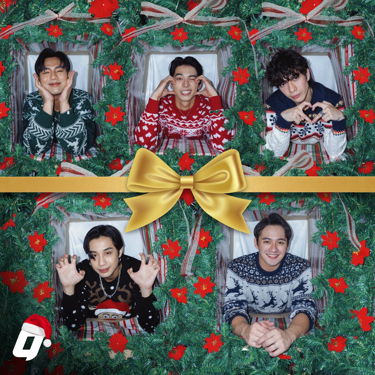 #BGYO | #HappyBGYOlidays
[Christmas Box] (1/3)

Peek-a-boo!🤗 Gifting you this merry Christmas eve with love from us, and wishing even more love from family and friends all around🥰🎁🫶 Happy BGYO-lidays!